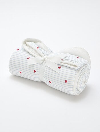 Couverture imprimé en coton jersey