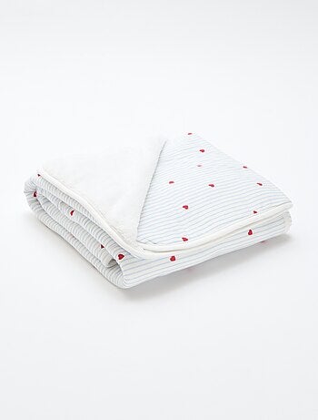 Couverture imprimé en coton jersey