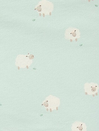 Couverture imprimé en coton jersey