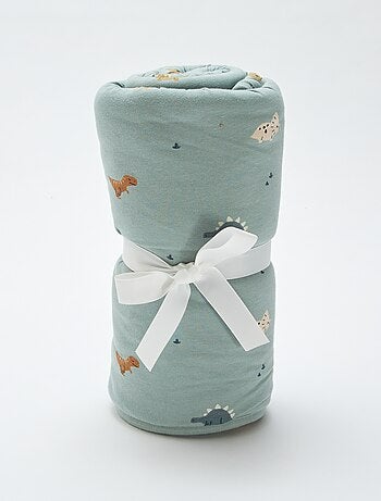 Couverture imprimé en coton jersey