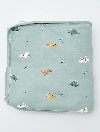 Couverture imprimé en coton jersey