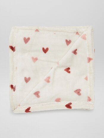 Couverture imprimée avec effet polaire/doudou