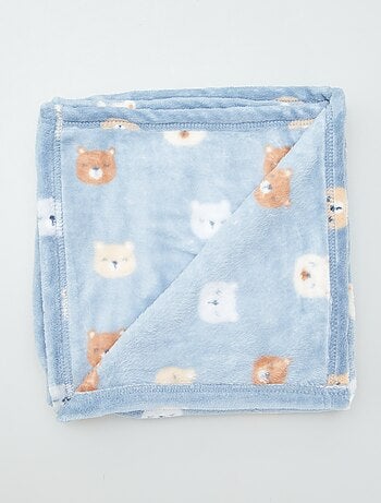 Couverture imprimée avec effet polaire/doudou