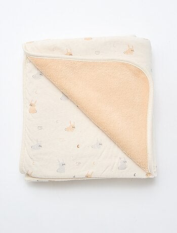 Couverture imprimée avec intérieur effet polaire