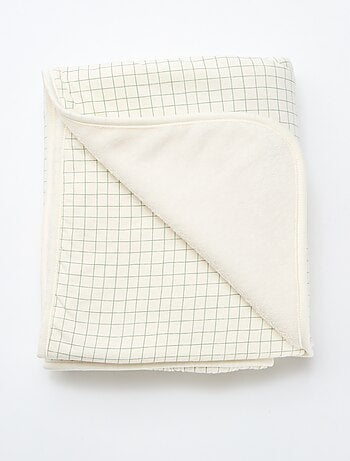 Couverture imprimée avec intérieur effet polaire