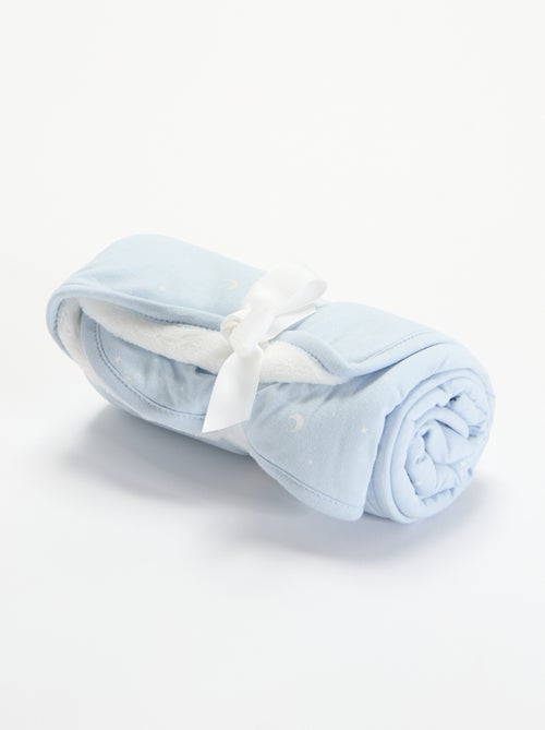 Couverture imprimée en coton jersey et polaire - Kiabi Couverture imprimée en coton jersey et polaire - Kiabi