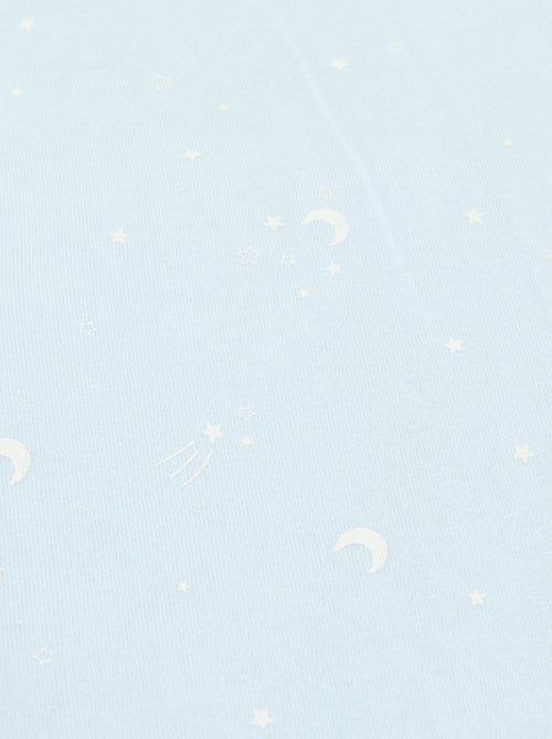 Couverture imprimée en coton jersey et polaire - Kiabi Couverture imprimée en coton jersey et polaire - Kiabi