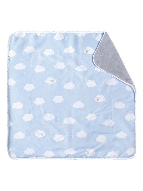Couverture imprimée nuage en coton et polaire 80 x 80 cm 'Kleine Wolke' ROBA - Kiabi