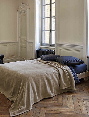 Couverture laine mélangée COURMAYEUR