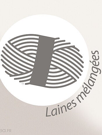 Couverture laine mélangée COURMAYEUR