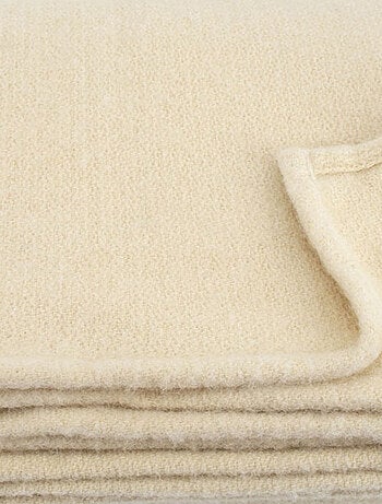 Couverture laine naturelle