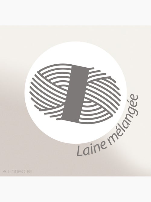 Couverture laine OSLOO - Kiabi