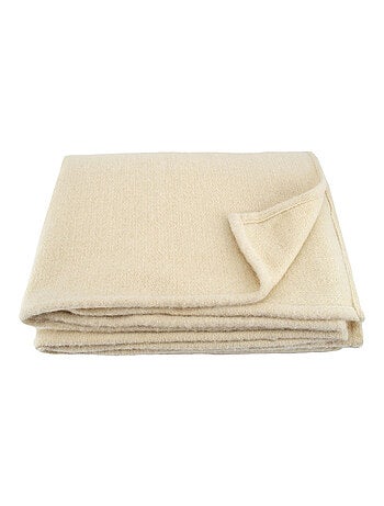 Couverture laine naturelle