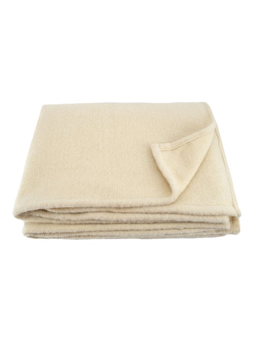 Couverture laine véritable - Kiabi Couverture laine véritable - Kiabi