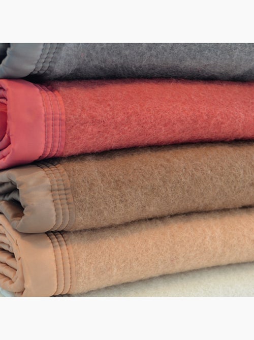 Couverture laine vierge VOLTA woolmark - Kiabi