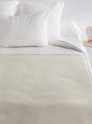 Couverture laine vierge VOLTA woolmark