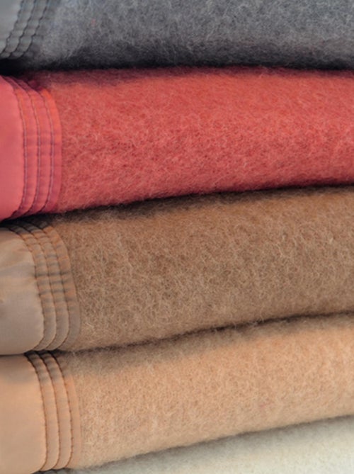 Couverture laine vierge VOLTA woolmark - Kiabi