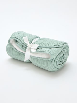 Couverture lange en gaze de coton