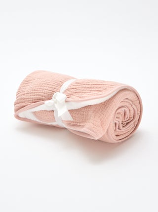 Couverture lange en gaze de coton