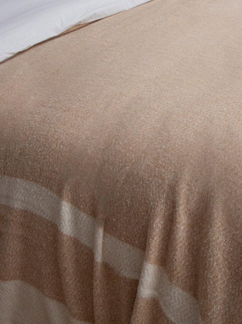 Couverture Lima Chanvre - DODO Beige - Kiabi