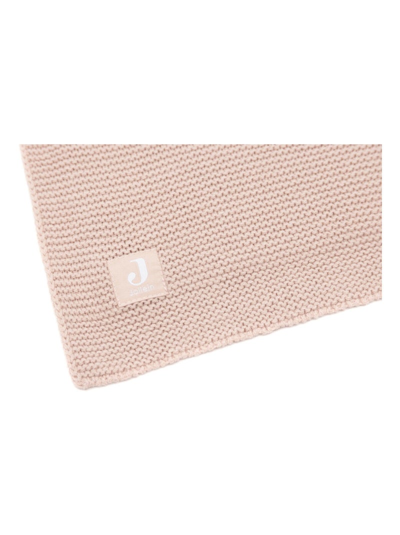 Couverture lit bébé Basic Knit Jollein Rose - Kiabi