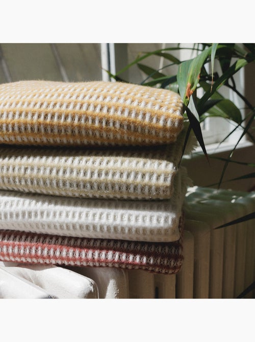Couverture lit enfant tissu nid d'abeille - Kiabi