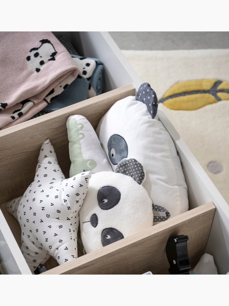 Couverture maille en coton - SAUTHON Bleu - Kiabi