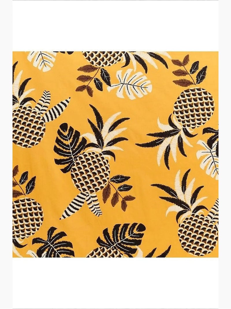 Couverture maxi tropicale mixray Ambre - Kiabi