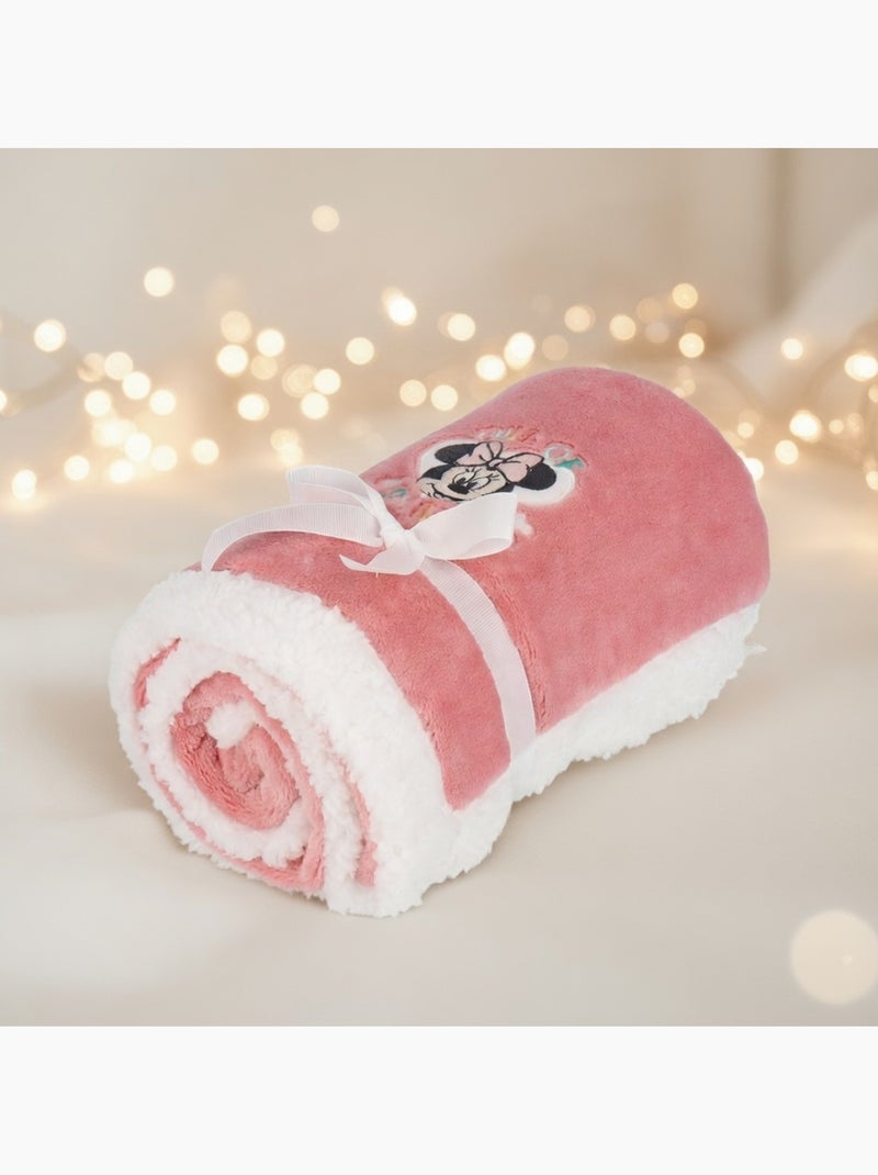 Couverture Minnie - 100% Polyester Rose - Kiabi