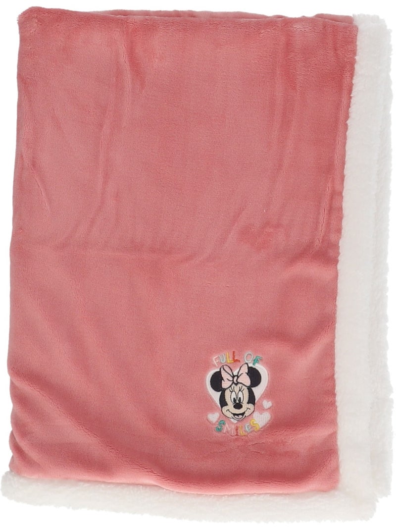 Couverture Minnie - 100% Polyester Rose - Kiabi