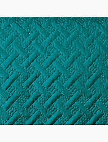 Couverture molletonné surpiquage graphique