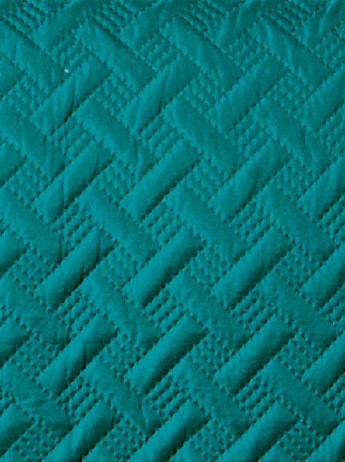 Couverture molletonné surpiquage graphique - Kiabi