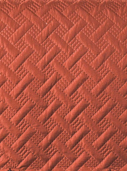 Couverture molletonné surpiquage graphique - Kiabi