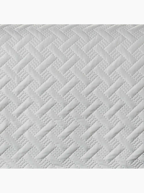 Couverture molletonné surpiquage graphique - Kiabi