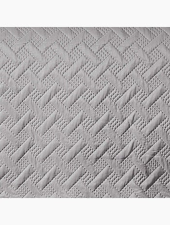 Couverture molletonné surpiquage graphique