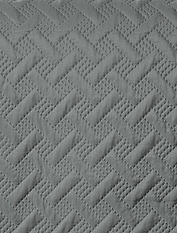 Couverture molletonné surpiquage graphique
