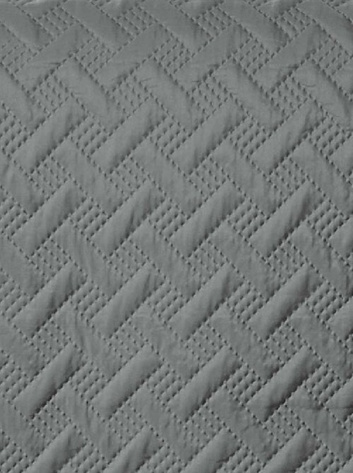 Couverture molletonné surpiquage graphique - Kiabi