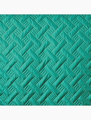 Couverture molletonné surpiquage graphique