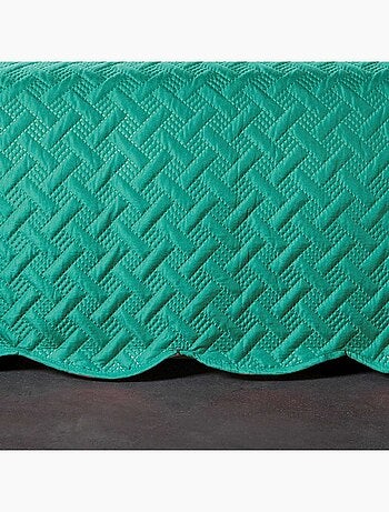 Couverture molletonné surpiquage graphique