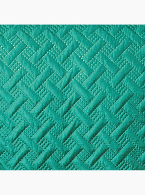 Couverture molletonné surpiquage graphique - Kiabi