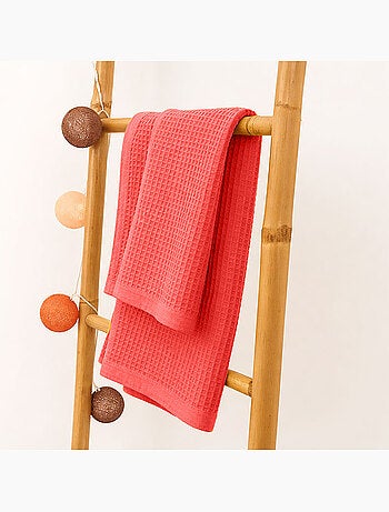 Couverture Nid d'Abeilles en Coton Bio Vert