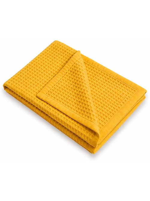 Couverture Nid d'Abeilles en Coton Bio Honey - Kiabi