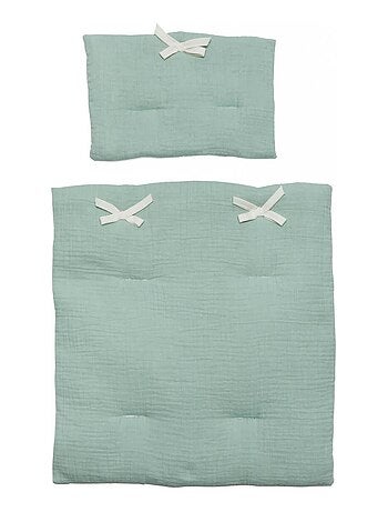 Couverture-oreiller poupée BOBBLE vert - Kiabi