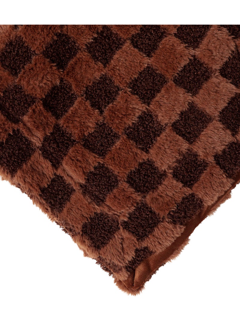 Couverture plaid d'intérieur Terry Rabbit Marron - Kiabi