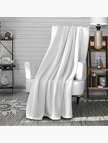 Couverture, Plaid en flanelle CALIN par Soleil d'Ocre