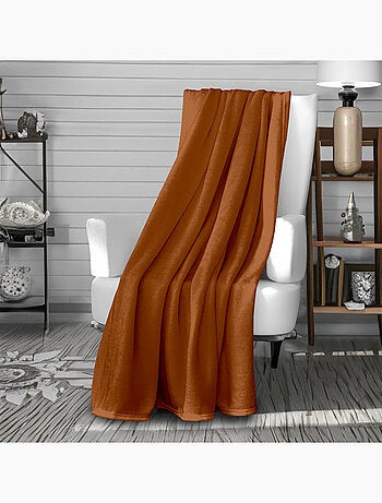 Couverture, Plaid en flanelle CALIN par Soleil d'Ocre
