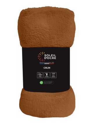 Couverture, Plaid en flanelle CALIN par Soleil d'Ocre