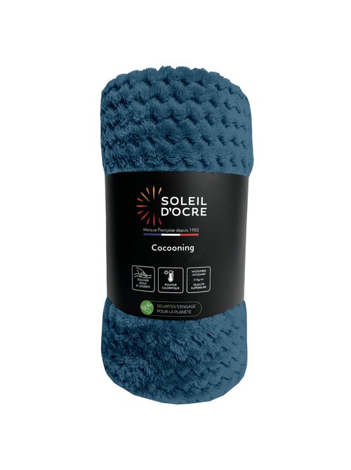 Couverture, Plaid microfibre COCOONING, par Soleil d'Ocre - Kiabi