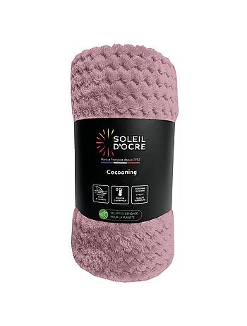 Couverture, Plaid microfibre COCOONING, par Soleil d'Ocre
