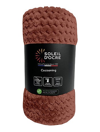 Couverture, Plaid microfibre COCOONING, par Soleil d'Ocre